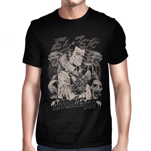Ash vs Evil Dead Approves It Art T-Shirt, Men's and Women's Sizes