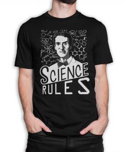 Bill Nye Science Rules T-Shirt, Men's and Women's Sizes