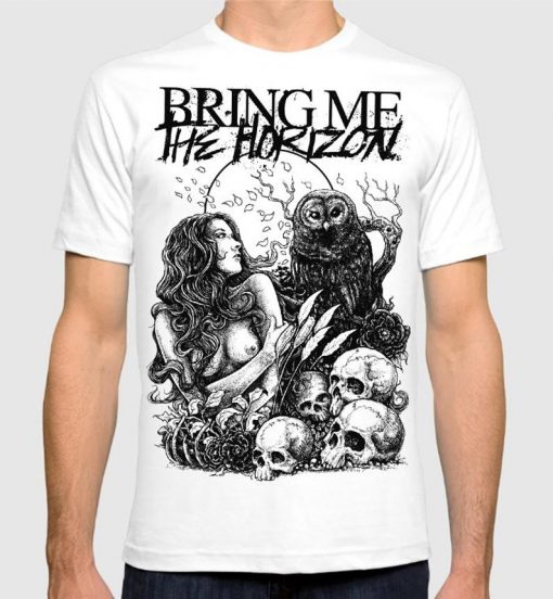 Bring Me the Horizon Art T-Shirt, BMTH Rock T-Shirt, Men's and Women's All Sizes