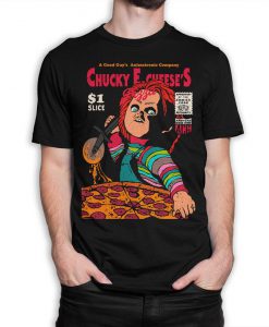 Chucky Pizza Funny T-Shirt, Child's Play Tee, Men's and Women's All Sizes