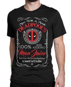Deadpool's Man-Juice T-Shirt, Men's and Women's Sizes