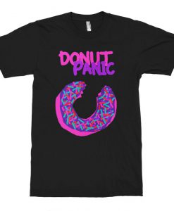 Donut Panic Funny T-Shirt, Men's and Women's Tee, All Sizes