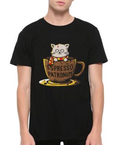 Espresso Patronum Magic Cat T-Shirt, Men's and Women's Sizes