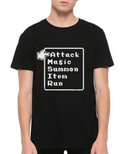 Final Fantasy Attack Funny T-Shirt, Men's and Women's Sizes