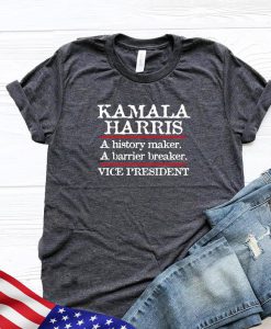 History maker Kamala Harris shirt, Kamala Harris T-Shirt, Madam Vice President, Biden Harris 2020, Vintage Look Design, Kamala Harris Shirt