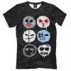 Hollywood Undead Masks T-Shirt, Rap Rock Tee, Men's Women's All Sizes