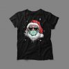 Santa Christmas Mask Shirt, Unisex Christmas top, Holiday tee