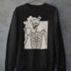 Skeleton Sweatshirt, Skeleton Dreanking Coffee Sweater