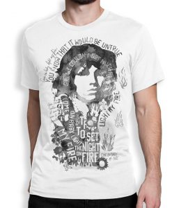The Doors Light My Fire T-Shirt, Jim Morrison Art T-Shirt, Men's and Women's All Sizes