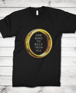 The Lord of the Rings T-Shirt, One Ring to Rule Them All T-Shirt, Men's and Women's Sizes
