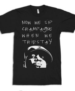 The Notorious B.I.G. Juicy T-Shirt, Biggie Smalls Hip-Hop T-Shirt, Men's and Women's Sizes
