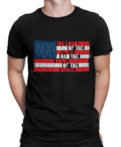 USA Star-Spangled Banner T-Shirt, American Flag T-Shirt, Men's and Women's Sizes