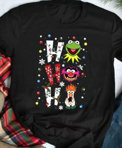 Ho Ho Ho The Muppet Christmas T-shirt, Hohoho Kermit The Frog Christmas Tshirt