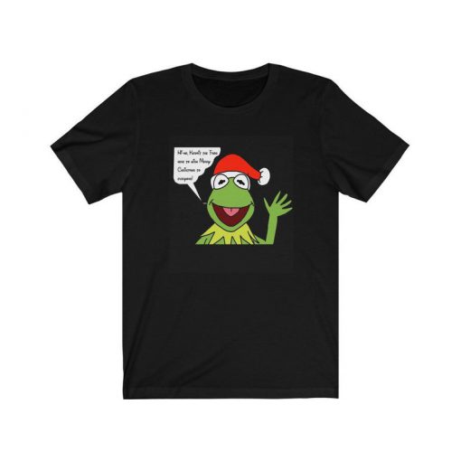 Kermit The Frog T-Shirt, Christmas Kermit The Frog, Unisex Tee
