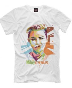 Miley Cyrus Graphic Art T-Shirt