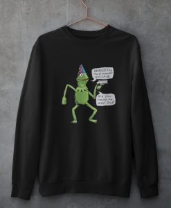 Yer A Wizard Sweatshirt, Kermit The Frog Sweater, Kermit The Puppy Unisex Sweatshirt
