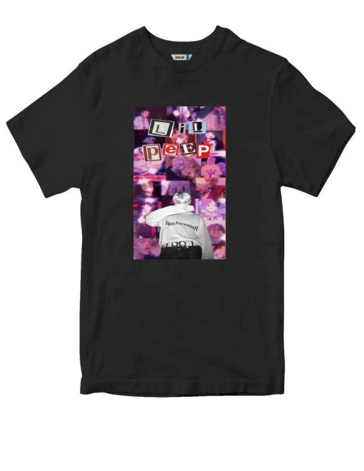 Lil Peep Album Collage Tshirt