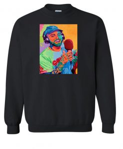 Mac Miller Psychedelic Art Design Sweatshirt