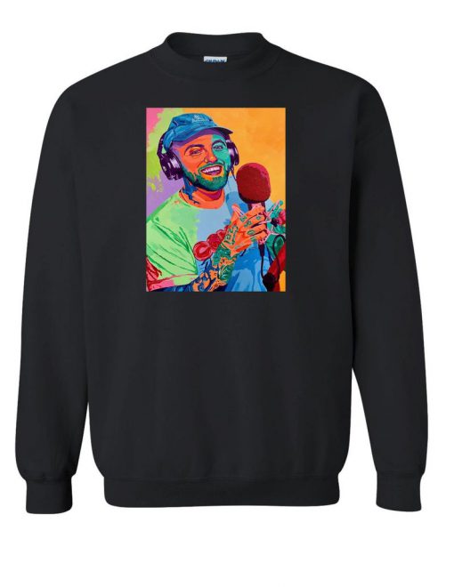 Mac Miller Psychedelic Art Design Sweatshirt