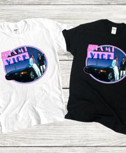 Miami Vice 80's TV Series Classic Vintage T-shirt