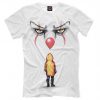 Pennywise IT Movie Graphic Art T-shirt, Stephen King Tee, Men's Women's All Sizes