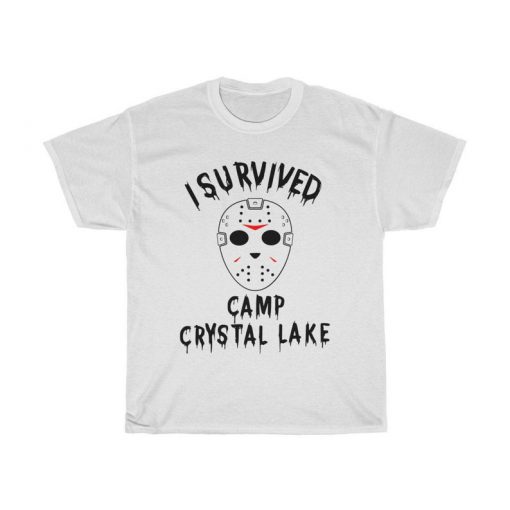 I Survived Camp Crystal Lake, Horror Shirt, Friday The 13th, Jason Voorhees Shirt, Horror Movie Shirt, Freddy Krueger Shirt, Halloween TShirt