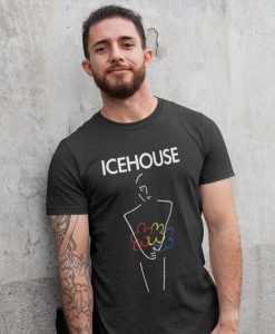 Icehouse Man of Colours Rock VTG Black T Shirt
