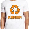 Karma T Shirt Recycle Symbol Good Karma Comes Around Buddha Vintage Yoga Tee