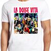 La Dolce Vita T Shirt 60s Fellini Movie Film Poster Vintage