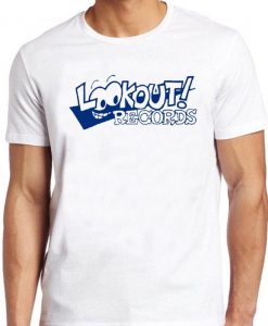 Lookout Records T Shirt Logo Music Punk Rock Label Cool Gift Tee