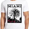 Miami T Shirt Magic City Beach Poster Vintage