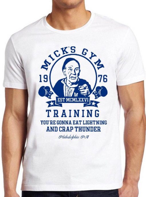 Micks's Gym T Shirt Boxer Boxing Gloves Rocky Film Movie