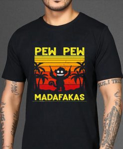 Monkey Pew Pew Madafakas T-shirt