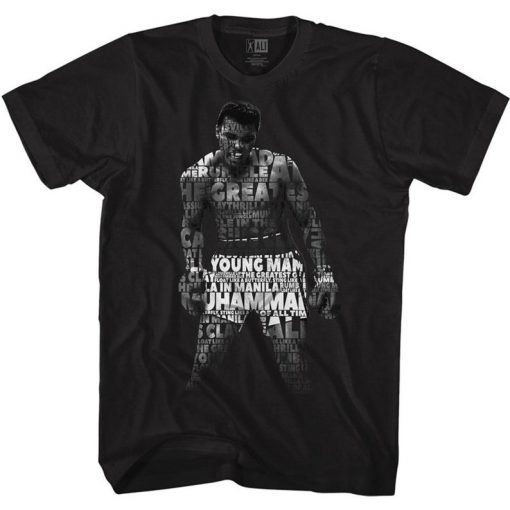 Muhammad Ali Quote Me Black Adult T-Shirt