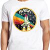 NASA T Shirt Cool Gift Distressed Logo Space Agency Vintage Tee