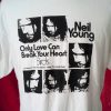 NEIL YOUNG shirt retro 70s Unworn After the Goldrush Only Love Can Break Your Heart Tshirt