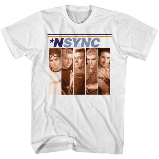 NSYNC Boxes White Adult T-Shirt