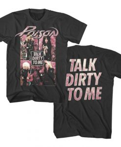 Poison Dirty Smoke Adult T-Shirt Twoside