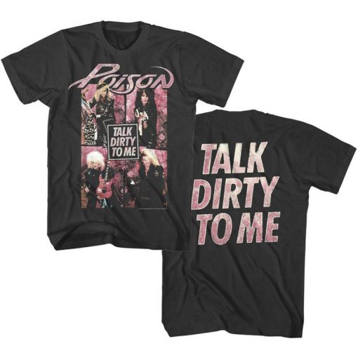 Poison Dirty Smoke Adult T-Shirt Twoside
