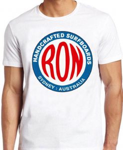 Ron Surfboards T Shirt Retro Surf Sydney Australia Beach
