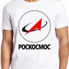 Roscosmos T Shirt Russian Space Agency Russia Nasa