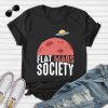 Flat Mars Society Space Astronaut Astronomy Science T-Shirt