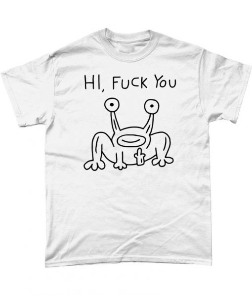 Hi fuck you punk T-shirt