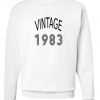 Vintage Date Birthday Sweatshirt