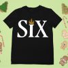 Six Musical Logo Merchandise T-shirt