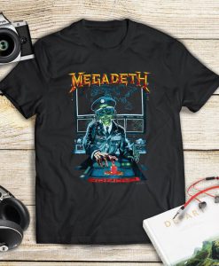 1990 Megadeth Rust in Peace Tour Shirt, Megadeth Shirt, Unisex T-Shirt