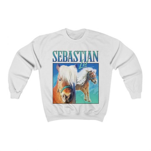 Lil Sebastian Homage Sweatshirt Jumper Funny Gift Parks And Recreation Retro 80's 90's Unisex