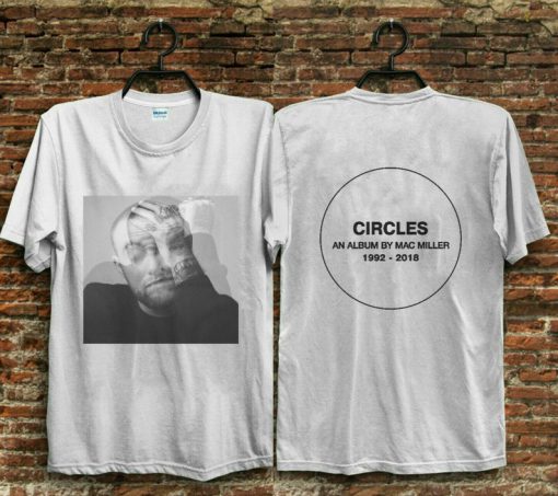 Mac Miller Circles Album T Shirt Two side