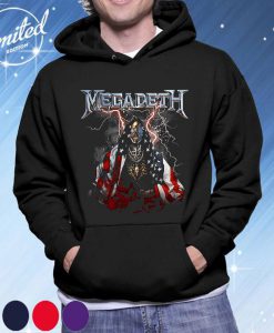 Megadeth USA Flag Shirt, Megadeth Shirt, Unisex Hoodie