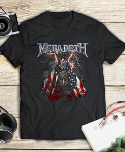 Megadeth USA Flag Shirt, Megadeth Shirt, Unisex T-Shirt
